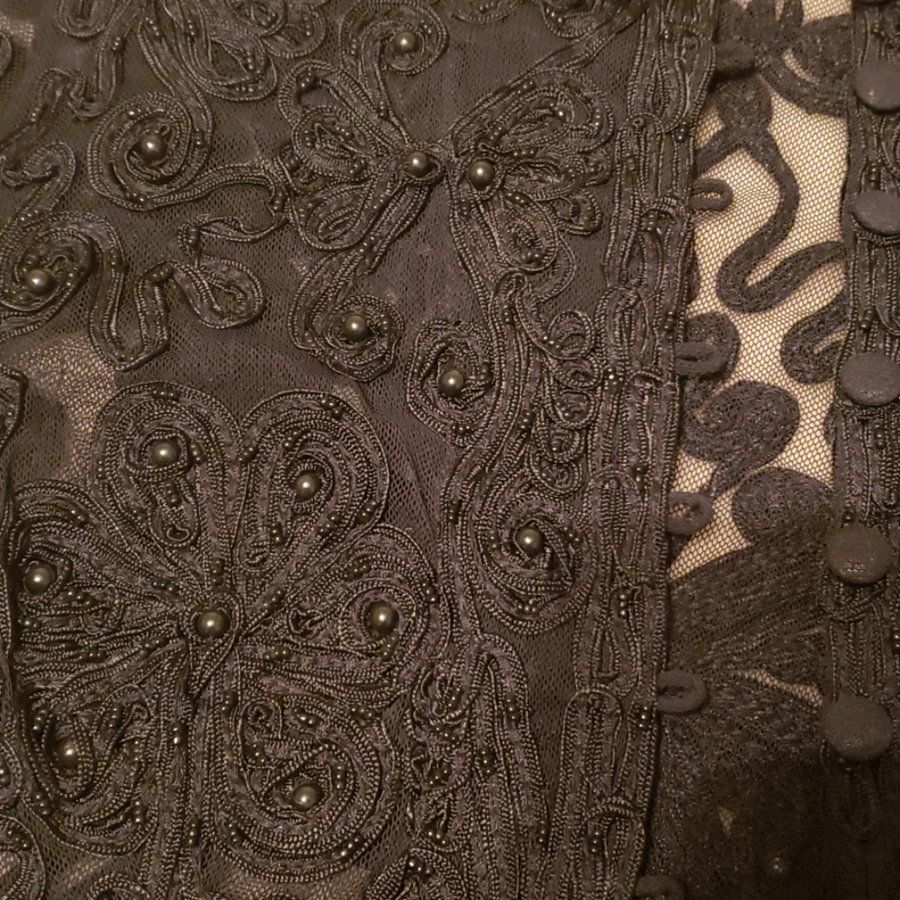 Cache Lace Button Down Collar Jacket - image 2